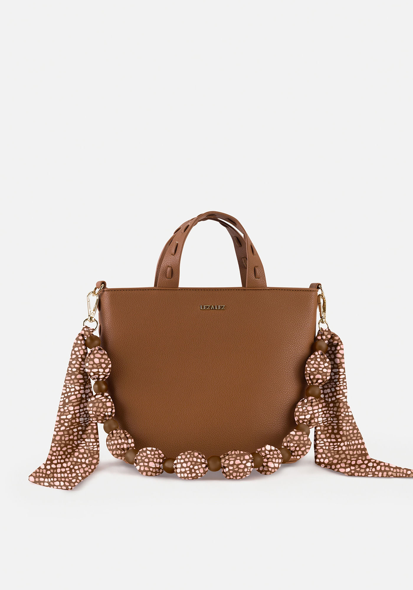 Bolsa Média Com Alça De Lenço